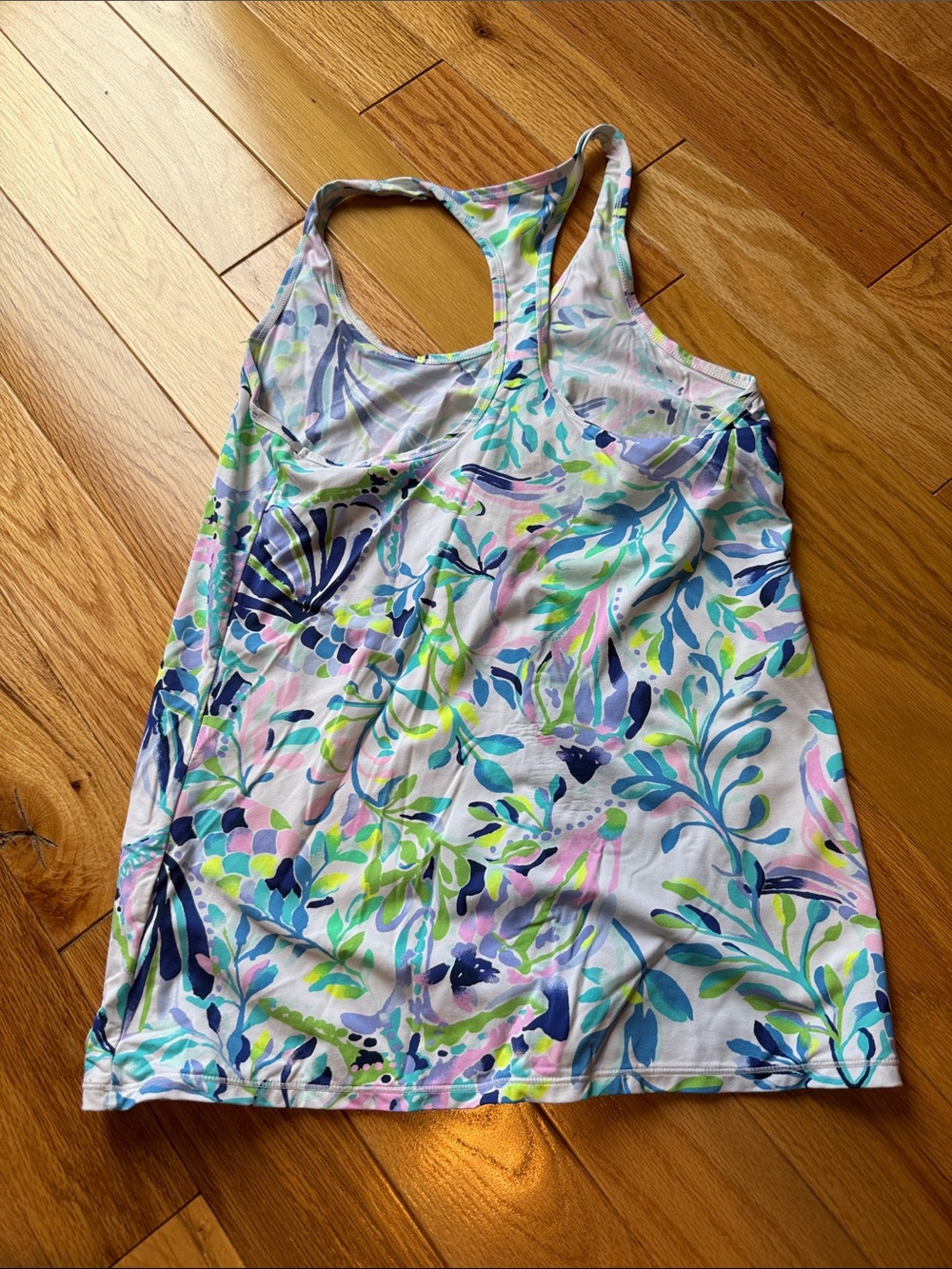 Lilly Pulitzer - Floral Racerback Tank Top Size XS - Picture 3 of 3